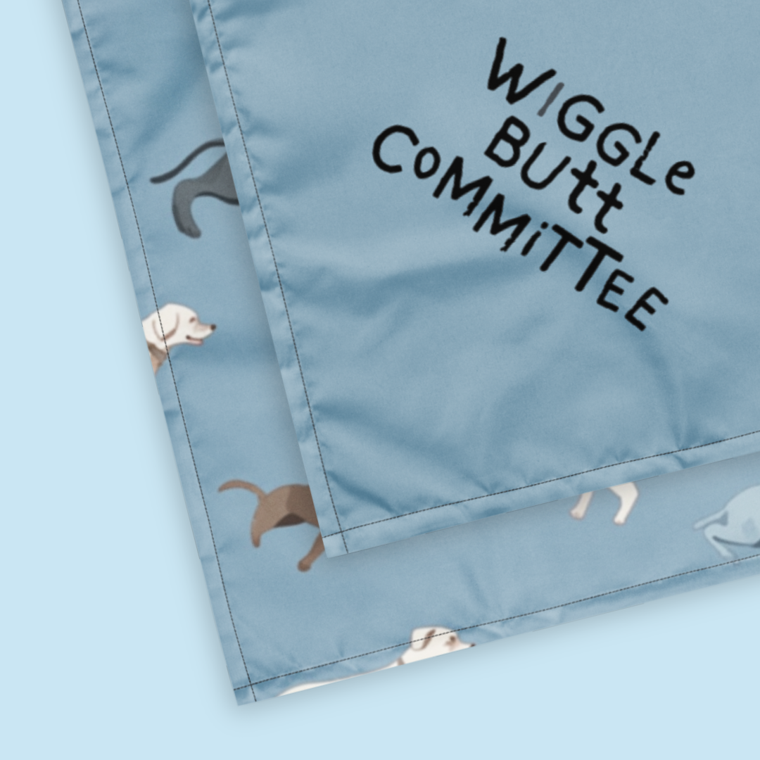 Wiggle Butt Committee Dog Bandana