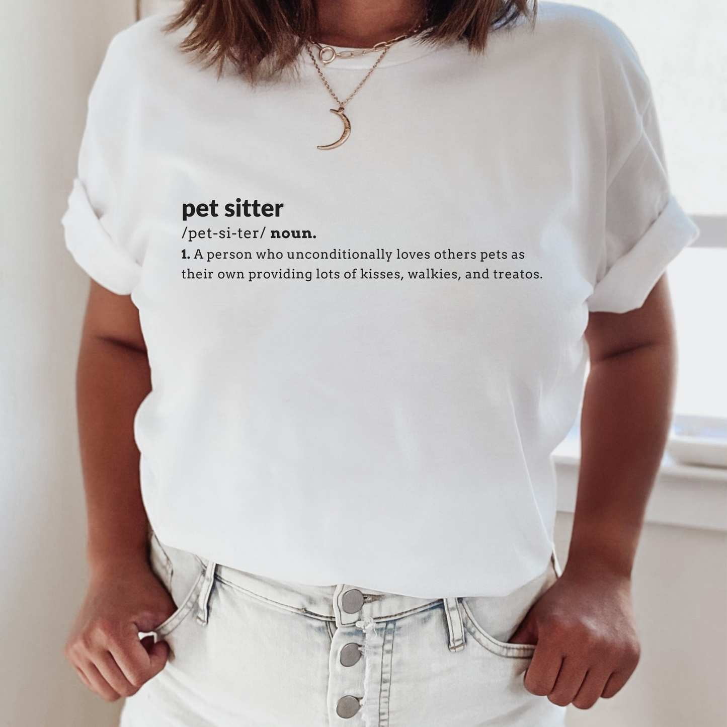 Pet Sitter Definition Tee